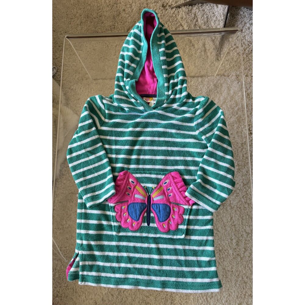 Mini Boden Towel Hoodie 4-5 Y